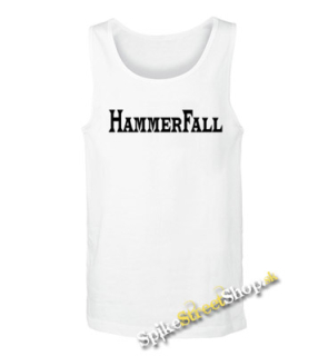 HAMMERFALL - Logo - Mens Vest Tank Top - biele