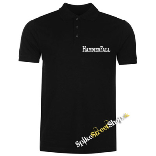 HAMMERFALL - Logo - čierna pánska polokošeľa