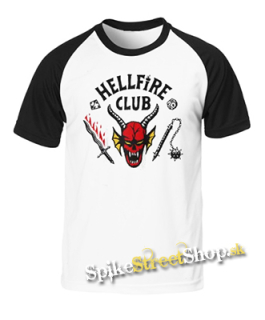 STRANGER THINGS - HELLFIRE CLUB - dvojfarebné pánske tričko