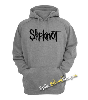 SLIPKNOT - Logo - šedá pánska mikina