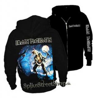 IRON MAIDEN - Benjamin Breeg - čierna pánska mikina na zips