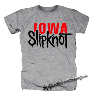 SLIPKNOT - Iowa - sivé pánske tričko