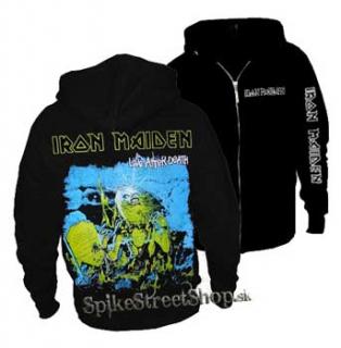 IRON MAIDEN - Live After Death - čierna pánska mikina na zips