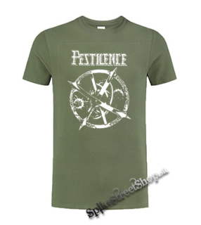 PESTILENCE - Crest - olivové pánske tričko