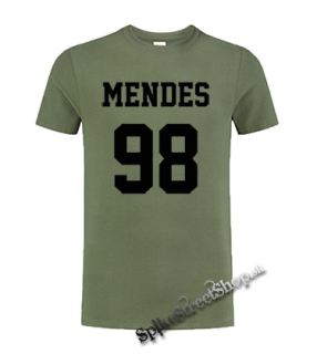 SHAWN MENDES - Mendes 98 - olivové pánske tričko