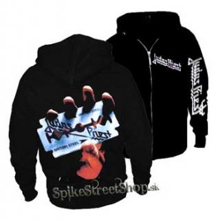 JUDAS PRIEST - British Steel - čierna pánska mikina na zips