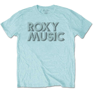 ROXY MUSIC - Disco Logo - modré pánske tričko