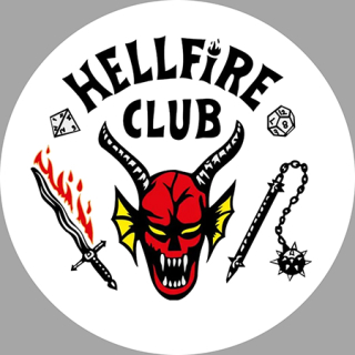 STRANGER THINGS - HELLFIRE CLUB - okrúhla podložka pod pohár