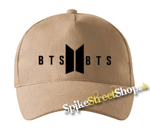 BTS - BANGTAN BOYS - Logo - piesková šiltovka (-30%=AKCIA)