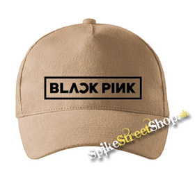BLACKPINK - Logo - piesková šiltovka (-30%=AKCIA)