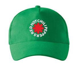 RED HOT CHILI PEPPERS - Asterix Logo - zelená šiltovka (-30%=AKCIA)