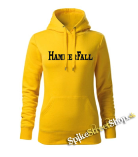 HAMMERFALL - Logo - žltá dámska mikina