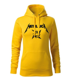 METALLICA - Ninja Logo - žltá dámska mikina