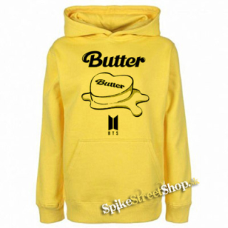 BTS - BANGTAN BOYS - Butter - žltá pánska mikina