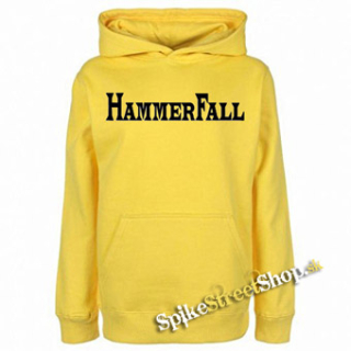 HAMMERFALL - Logo - žltá pánska mikina