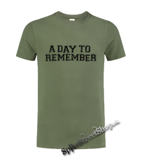 A DAY TO REMEMBER - olivové detské tričko