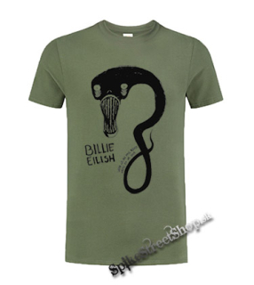 BILLIE EILISH - Ghoul - olivové detské tričko