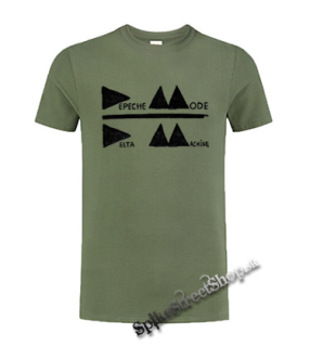 DEPECHE MODE - Delta Machine Logo - olivové detské tričko