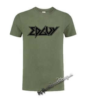EDGUY - Logo - olivové detské tričko