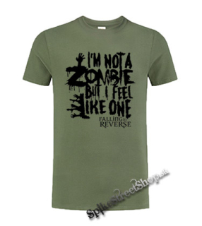 FALLING IN REVERSE - I'm Not A Zombie - olivové detské tričko