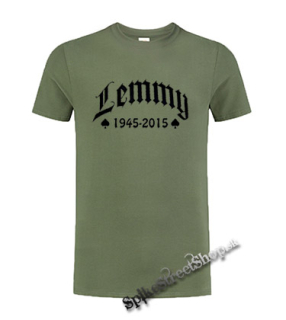 LEMMY 1945-2015 - olivové detské tričko