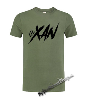 LIL XAN - Logo - olivové detské tričko