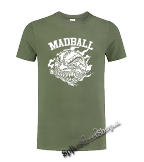 MADBALL - NYHC - olivové detské tričko