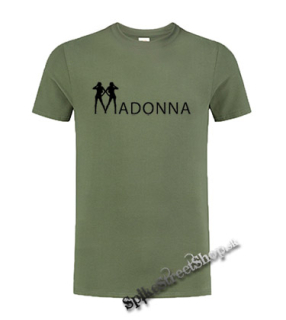 MADONNA - Logo - olivové detské tričko