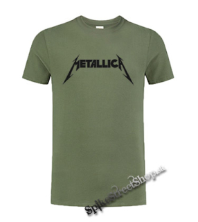 METALLICA - Logo - olivové detské tričko
