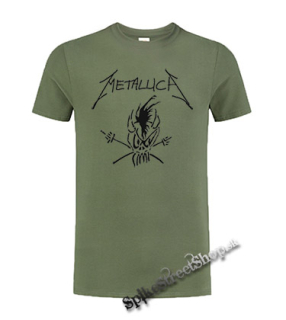 METALLICA - Rocker - olivové detské tričko