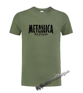 METALLICA - San Francisco - olivové detské tričko