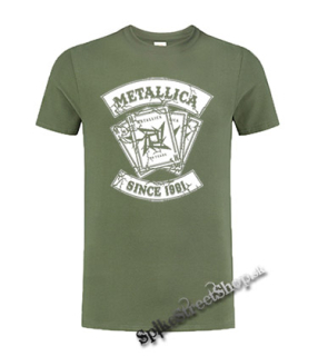 METALLICA - Since 1981 - olivové detské tričko