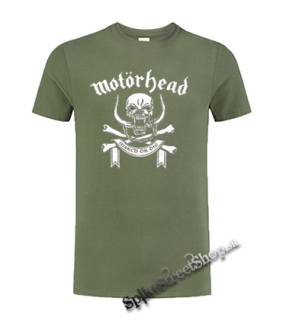 MOTORHEAD - March Or Die - olivové detské tričko