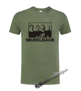 NICKELBACK - Band - olivové detské tričko