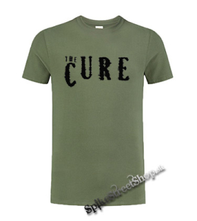 THE CURE - Logo - olivové detské tričko