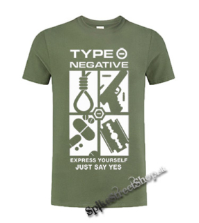 TYPE O NEGATIVE - Express Yourself Just Say Yes - olivové detské tričko