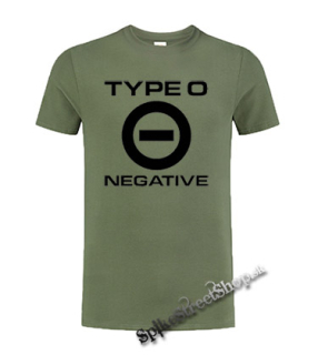 TYPE O NEGATIVE - Logo Crest - olivové detské tričko