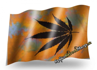 MARIHUANA - Black Weed Leaf - vlajka