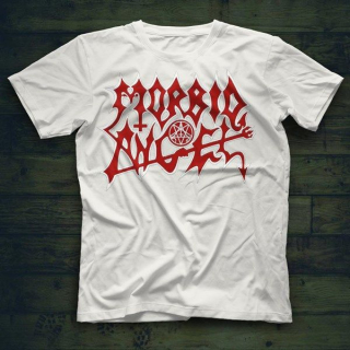 MORBID ANGEL - Logo Red - biele detské tričko
