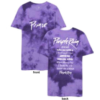 PRINCE - Purple Rain - fialové pánske tričko