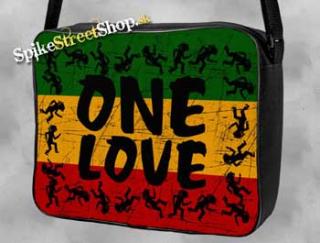 ONE LOVE - RASTA RUNNING RASTAMEN - taška na rameno 