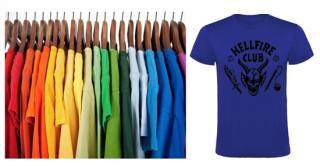 STRANGER THINGS - HELLFIRE CLUB - farebné pánske tričko