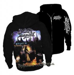 KING DIAMOND - Abigail II - čierna pánska mikina na zips