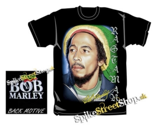 BOB MARLEY - Rastaman - čierne pánske tričko