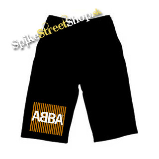 Kraťasy ABBA - Voyage Lines - Ľahké  sieťované čierne letné šortky