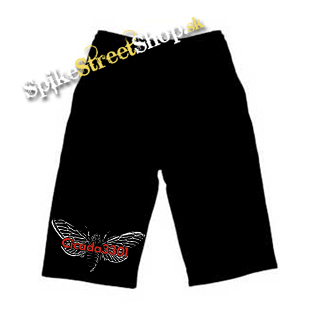 Kraťasy CICADA 3301 - Ľahké sieťované čierne letné šortky