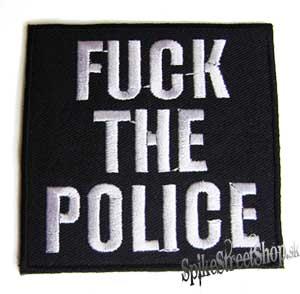 FUCK THE POLICE- nažehlovacia nášivka