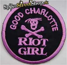 GOOD CHARLOTTE - Riot Girl - kruhová nažehlovacia nášivka