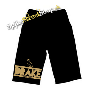 Kraťasy DRAKE - Take Car - Ľahké sieťované čierne letné šortky