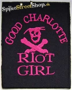 GOOD CHARLOTTE - Riot Girl - nažehlovacia nášivka